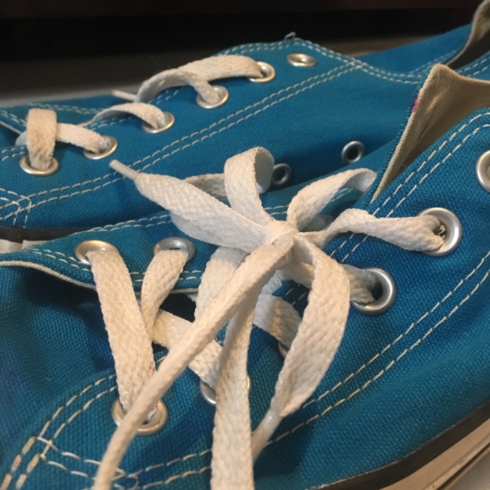 Blue Converse